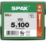 SPAX Senkkopf T-STAR plus - Teilgewinde WIROX A3J T20 - 5x100 - 100 Stk