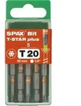 SPAX-BIT f&uuml;r T-STAR plus mit Kraftangriff T20 50mm - 5 Stk