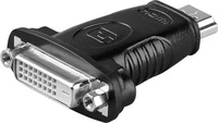 Goobay 68098, Goobay HDMI-DVI Adapter - HDMI Stecker auf DVI Buchse (funktioniert in
