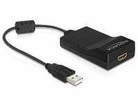 DeLOCK 61865, DeLock USB 2.0 to HDMI with Audio Adapter - External video...