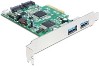DeLOCK 89359, DeLOCK PCI Express Card > 2 x external USB 3.0, 2 x internal SATA 6