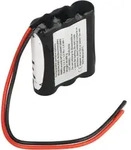 Notleuchtenakku NiMH 6V 3000mAh F1x3 Mignon AA mit 150mm Kabel ersetzt...