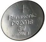 Knopfzelle Panasonic CR2016, DL2016, ECR2016, Type FA, EA-50CF/3D