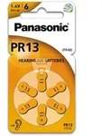 H&ouml;rger&auml;t-Batterie Panasonic 13, PR-13, 6 St&uuml;ck