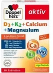 Doppelherz aktiv D3+K2+Calcium+Magnesium 30 St Tabletten