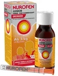 NUROFEN Junior Fiebersaft Erdbeere 40mg/ml 150 ml Suspension zum Einnehmen