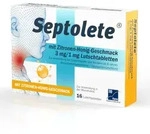 Septolete mit Zitronen-Honig-Geschmack 3 mg/1 mg 16 St Lutschtabletten