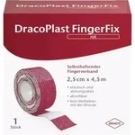 DracoPlast FingerFix rot Selbsthaftender Fingerverband 2,5cm x 4,5m 1 St Pflaster
