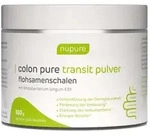 nupure colon pure transit pulver flohsamenschalen 180 g Pulver