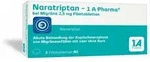 Naratriptan HEXAL bei Migr&auml;ne 2,5mg 2 St Filmtabletten