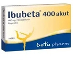 Ibubeta 400 akut 10 St Filmtabletten