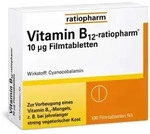 Vitamin B12-ratiopharm 10 &mu;g 100 St Filmtabletten