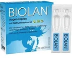 BIOLAN Augentropfen Einzeldosispipetten 20X0.35 ml Einzeldosispipetten