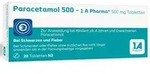 Paracetamol 500 - 1 A Pharma 20 St Tabletten