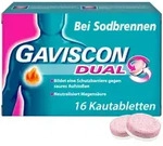 GAVISCON DUAL Bei Sodbrennen 16 St Kautabletten
