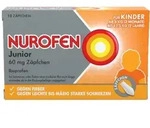 NUROFEN Junior 60mg 10 St Suppositorien