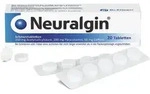 Neuralgin 250mg/200mg/50mg 20 St Tabletten