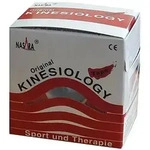 NASARA Kinesiologie Tape 5 cmx5 m rot 1 St Pflaster