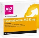 EISENTABLETTEN AbZ 50mg 100 St Filmtabletten