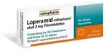 Loperamid-ratiopharm akut 2mg 10 St Filmtabletten