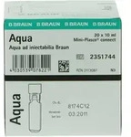 AQUA AD injectabilia Miniplasco connect Inj.-L&ouml;sung 20X10 ml Injektionsl&ouml;sung