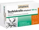 Teufelskralle-ratiopharm 480 mg 50 St Filmtabletten