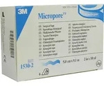 MICROPORE Vliespfl.5 cmx9,1 m wei&szlig; 1530-2 6 St Pflaster