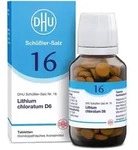 DHU Sch&uuml;ssler-Salz Nr. 16 Lithium chloratum D 6 Tabletten 200 St Tabletten