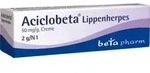 Aciclobeta Lippenherpes 2 g Creme