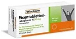 Eisentabletten-ratiopharm N 50mg 50 St Filmtabletten