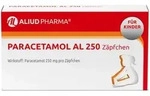 Paracetamol AL 250 Z&auml;pfchen bei akuten Schmerzen und Fieber