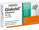 Ginkobil ratiopharm 40mg mit Ginkgo biloba 30 St Filmtabletten