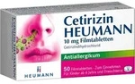 Cetirizin HEUMANN 10mg 50 St Filmtabletten