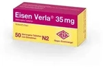 Eisen Verla 35mg 50 St &Uuml;berzogene Tabletten