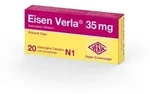 Eisen Verla 35mg 20 St &Uuml;berzogene Tabletten
