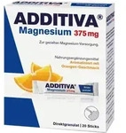 ADDITIVA Magnesium 375 mg Sticks Orange 20 St Granulat