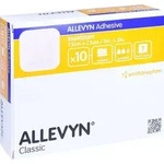 ALLEVYN Adhesive 7,5x7,5 cm haftende Wundauflage 10 St