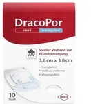 DRACOPOR waterproof Wundverband 3,8x3,8 cm steril 10 St Pflaster