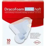 DRACOFOAM Infekt haft Schaumst.Wundauf.7,5x7,5 cm 10 St Verband