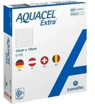 AQUACEL Extra 10x10 cm Verband 10 St Kompressen
