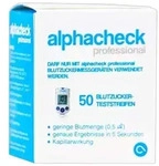 ALPHACHECK professional Blutzuckerteststreifen 50 St Teststreifen