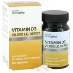 avitale activplus VITAMIN D3 20.000 I.E. DEPOT 180 St Tabletten