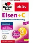 Doppelherz aktiv Eisen + C+ L-Histidin + Fols&auml;ure 30 St Tabletten