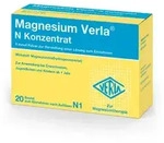 MAGNESIUM VERLA N Konzentrat 20 St Pulver zur Herstellung einer L&ouml;sung zum Einnehmen
