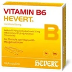 VITAMIN B6 HEVERT 10X2 ml Ampullen