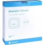 BIATAIN Silicone Schaumverband 7,5x7,5 cm 10 St Verband