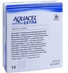 AQUACEL Extra 5x5 cm Verband 10 St Kompressen