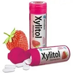 miradent Xylitol Chewing Gum Erdbeere 30 g Kaugummi