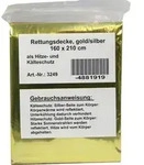 RETTUNGSDECKE 160x210 cm gold/silber 1 St