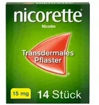 nicorette Nikotinpflaster mit 15 mg Nikotin zur Raucherentw&ouml;hnung